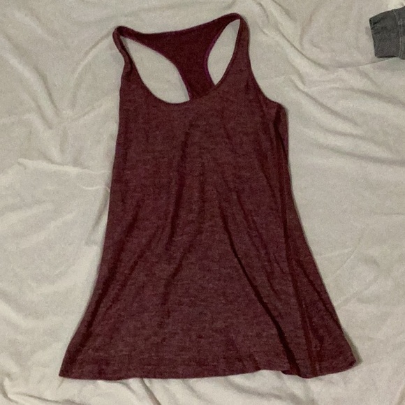 lululemon athletica Tops - Lululemon Elegant Maroon Racerback Tank Top